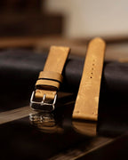 Vintage Brown Leather Watch Band