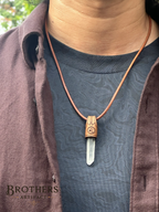 Löwe Sternzeichen Kristall Halskette, Handgemachter Klarquarz Anhänger, Astrologie Schmuck, Geburtstagsgeschenk, Horoskop Halskette