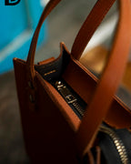 Minimalist Cowhide Leather Tote – Handmade Women’s Everyday Bag
