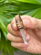 Sagittarius Zodiac Necklace, Clear Quartz Crystal Pendant, Leather Cord Astrology Jewelry