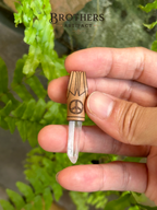 Peace Necklace, Clear Quartz Crystal Pendant, Healing Jewelry, Boho Leather Necklace