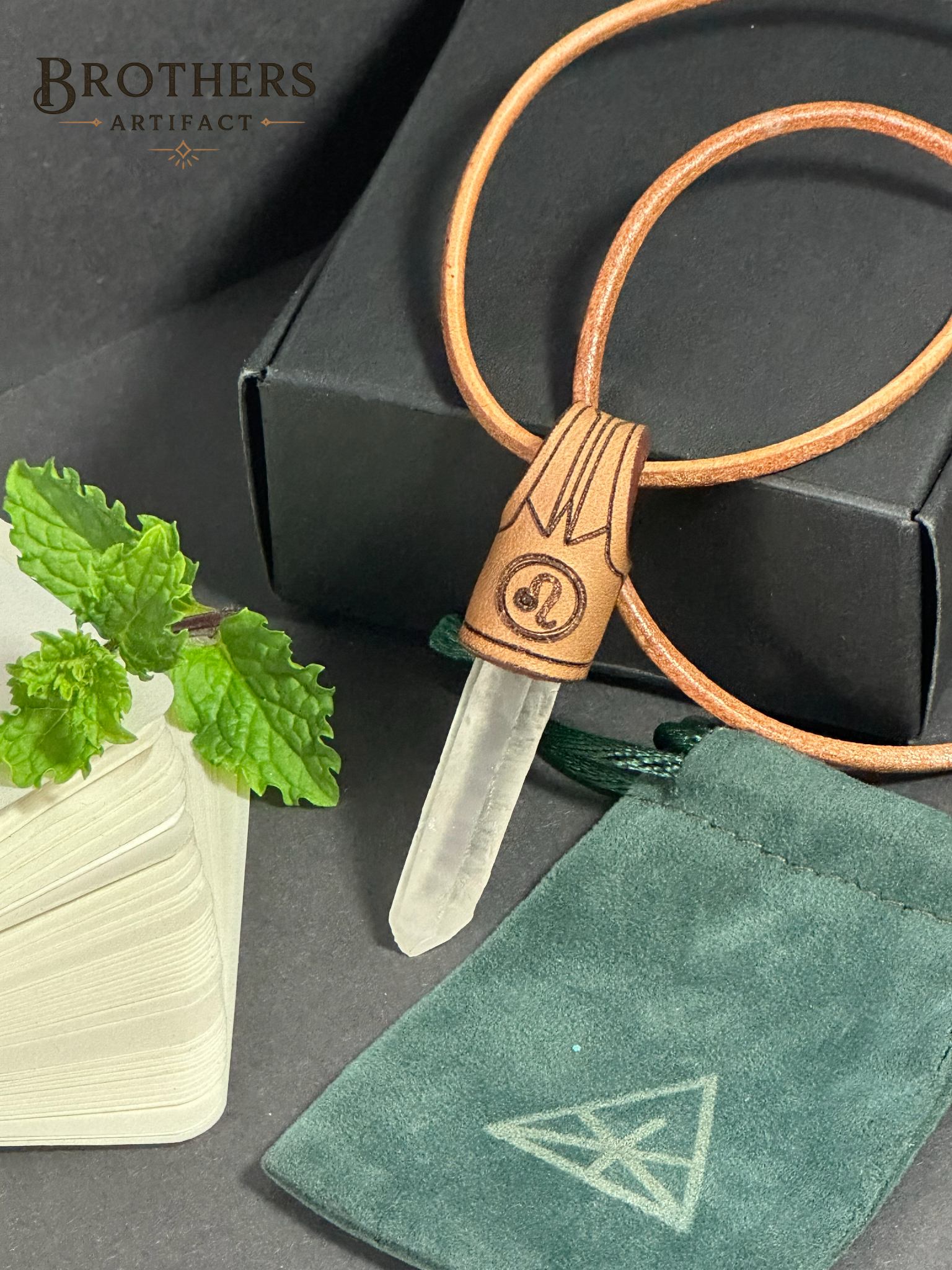 Löwe Sternzeichen Kristall Halskette, Handgemachter Klarquarz Anhänger, Astrologie Schmuck, Geburtstagsgeschenk, Horoskop Halskette